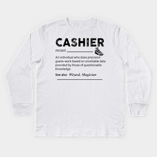 Cashier Kids Long Sleeve T-Shirt